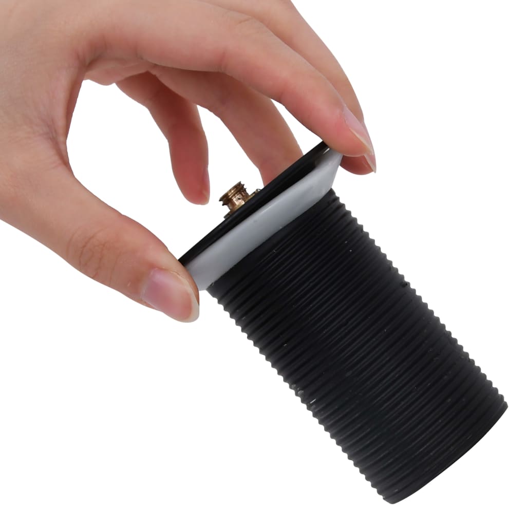 Сифон клик-клак с преливник, черен, 6,4x6,4x9,1 см