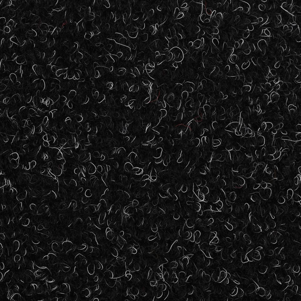 Самозалепващи стелки за стъпала, 10 бр, черни, 65x21x4 см
