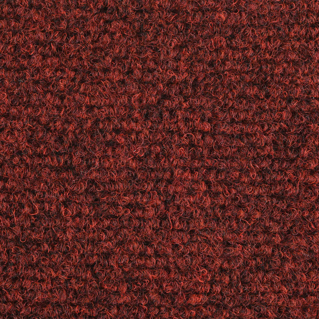 Самозалепващи стелки за стъпала, 10 бр, червени, 65x21x4 см