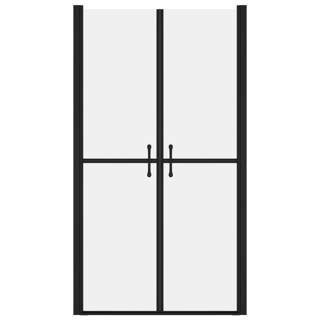 Врата за душ, матирано ESG стъкло, (78-81)x190 см