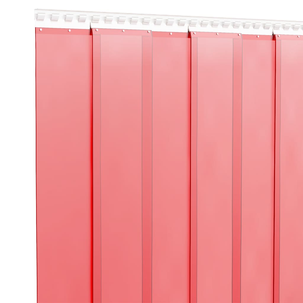 Завеса за врата червена 300x2,6 мм 10 м PVC