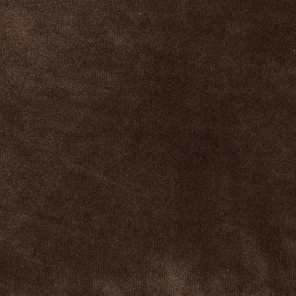 Кучешко легло, черно-кафяво, 69x59x19 см, плюш/изкуствена кожа