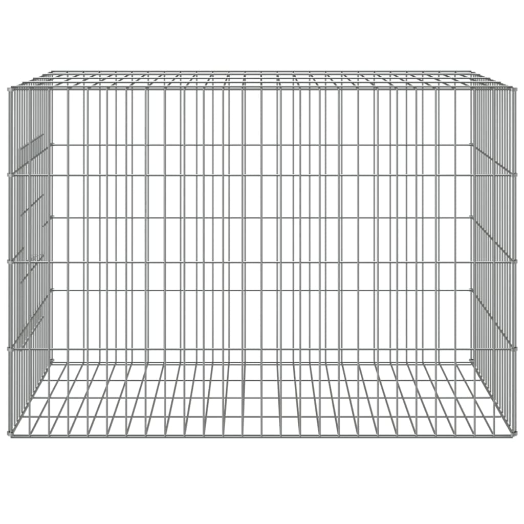Клетка за зайци, 78x54x54 см, поцинковано желязо