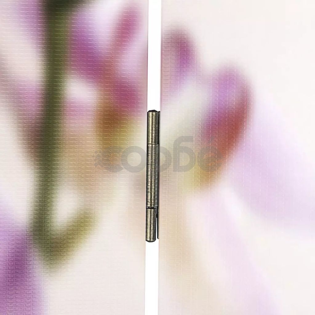 Сгъваем параван за стая, 217x170 см, цвете
