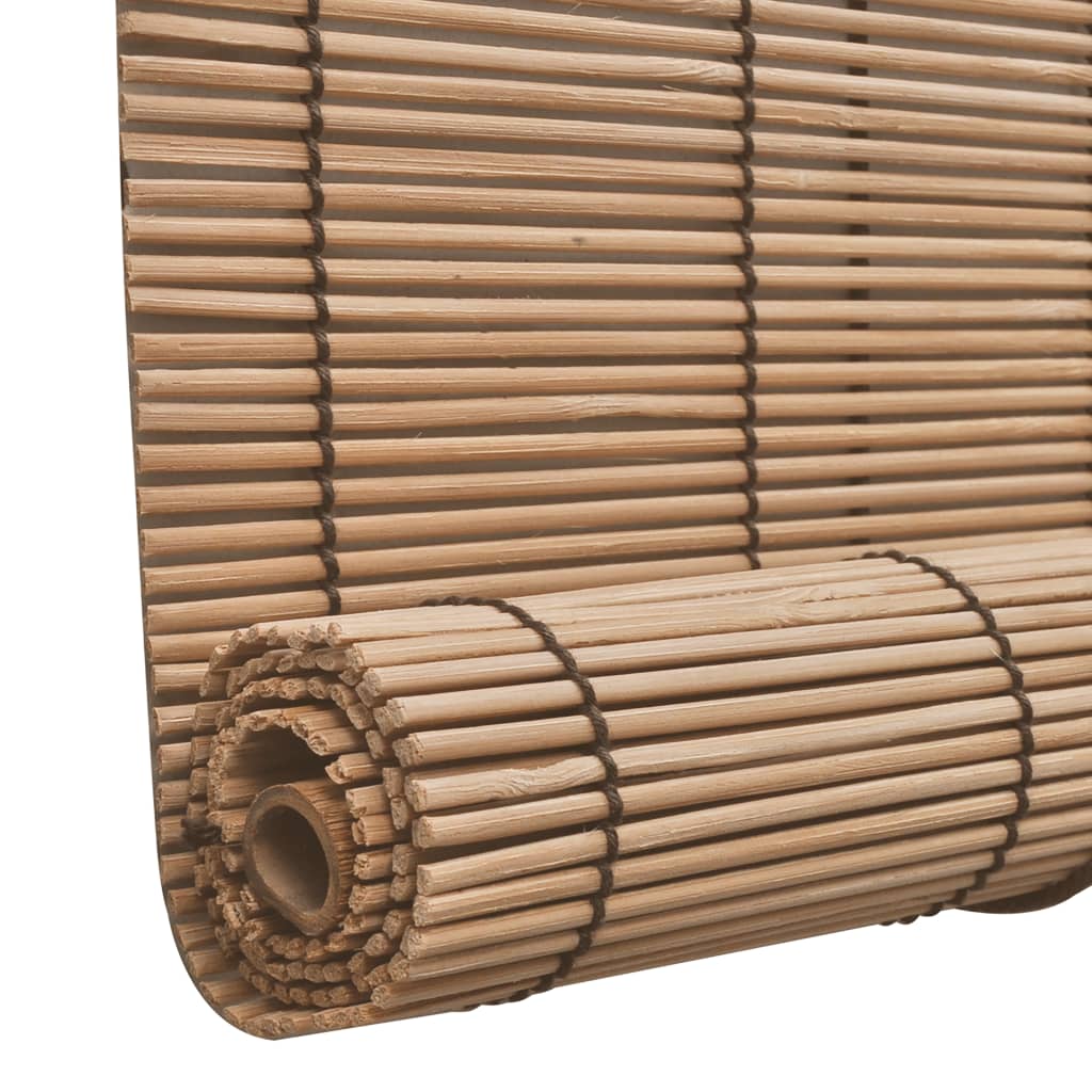 Кафява бамбукова руло щора 140 х 160 см