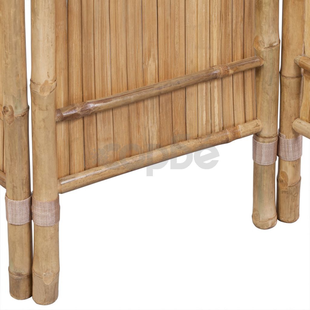 3-панелен параван от бамбук