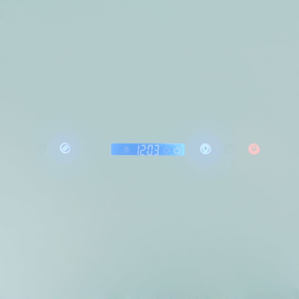 абсорбатор със сензорен дисплей, 900 мм, бял цвят