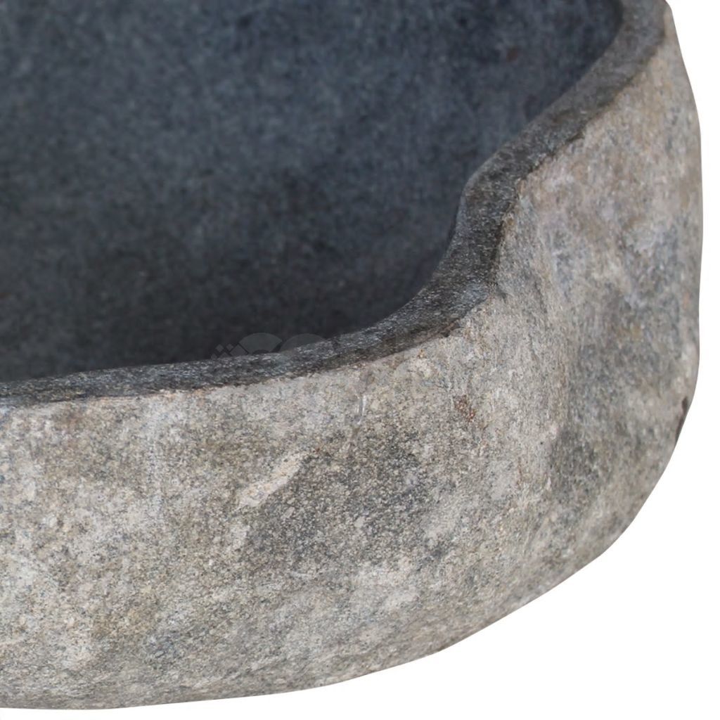 Мивка от речен камък, овална, 45-53 см 