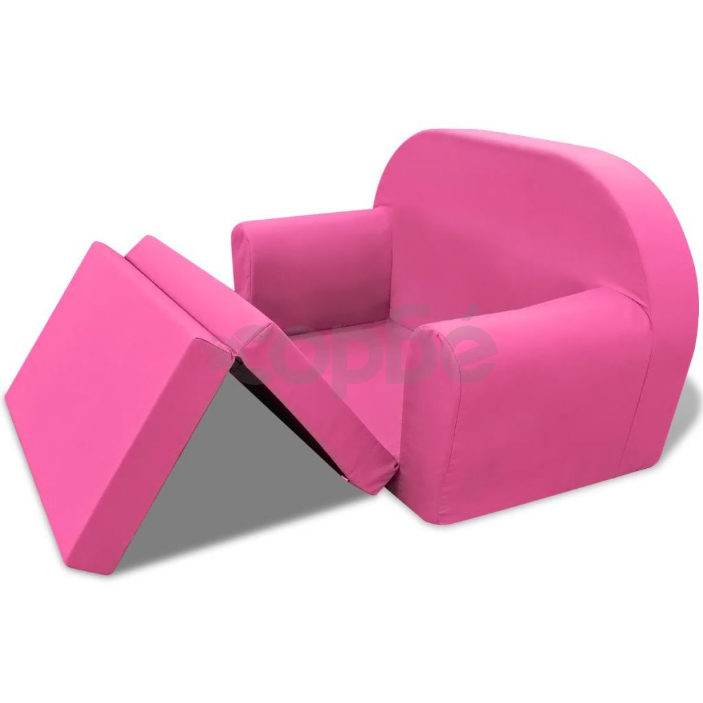Детско разтегателно кресло, розово