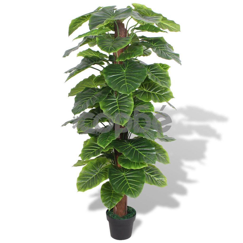 Изкуствено растение трилистник със саксия, 145 см, зелено