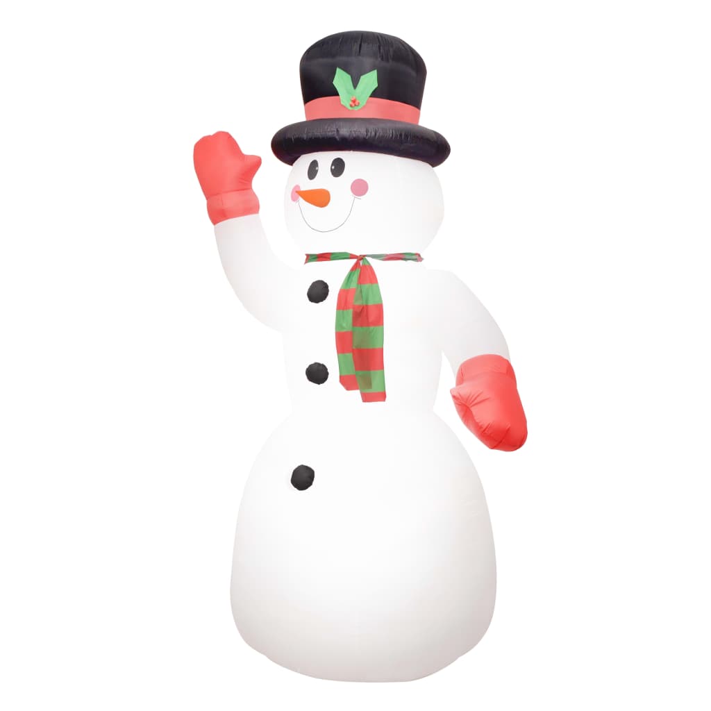 Коледен надуваем снежен човек Santa LED IP44 300 см 