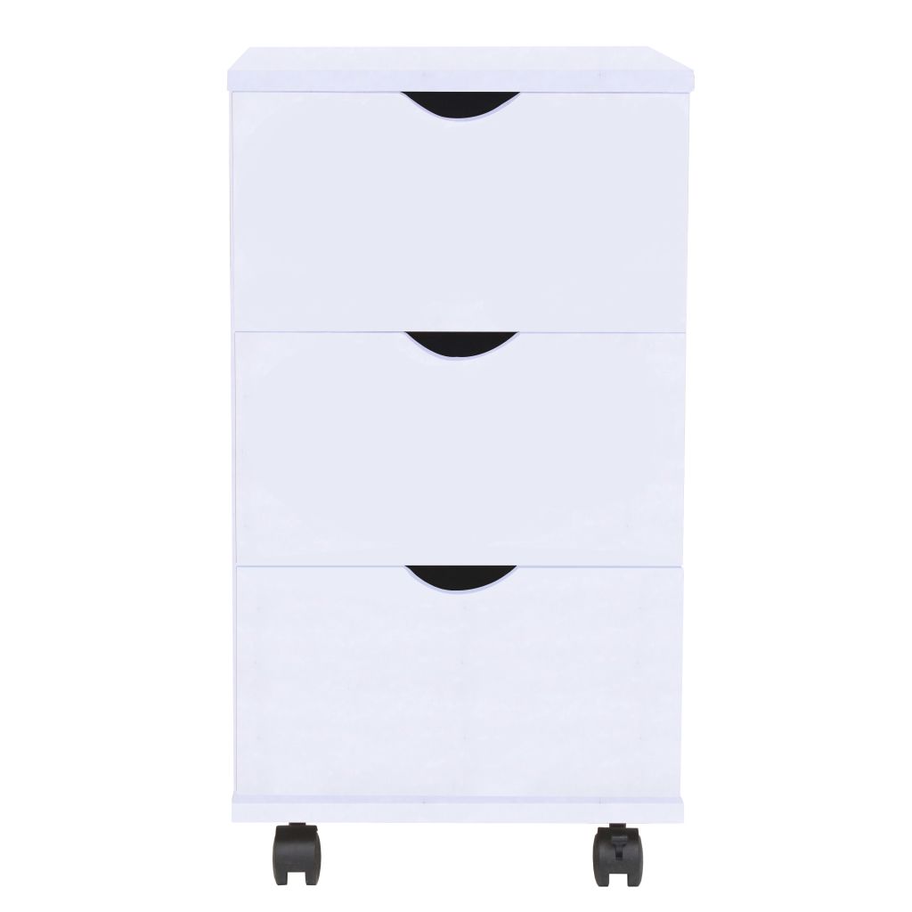 Контейнер с чекмеджета, 33x45x60 см, бял
