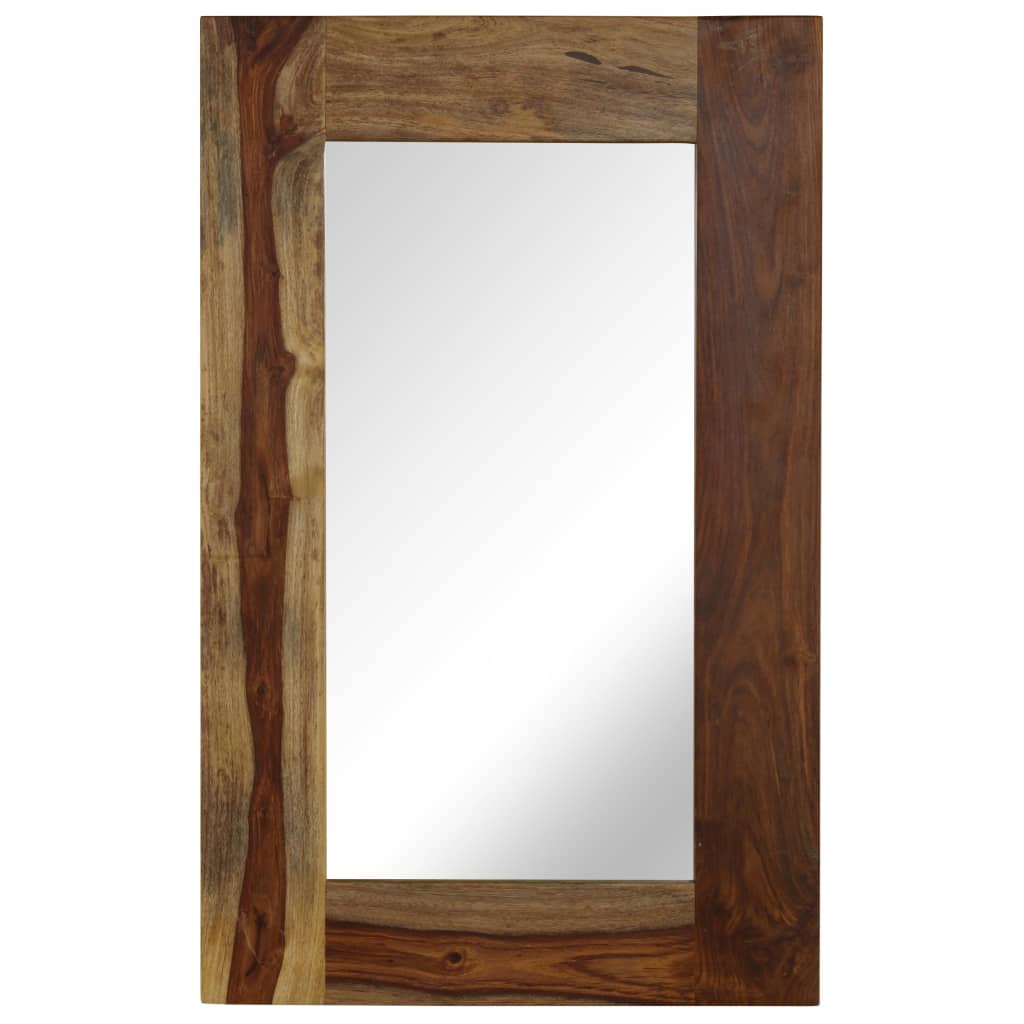 Огледало, шишамово дърво масив, 50x80 см