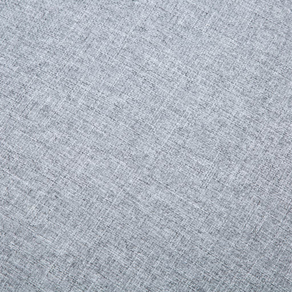 Г-образен диван тапицерия от плат 171,5x138x81,5 см светлосив