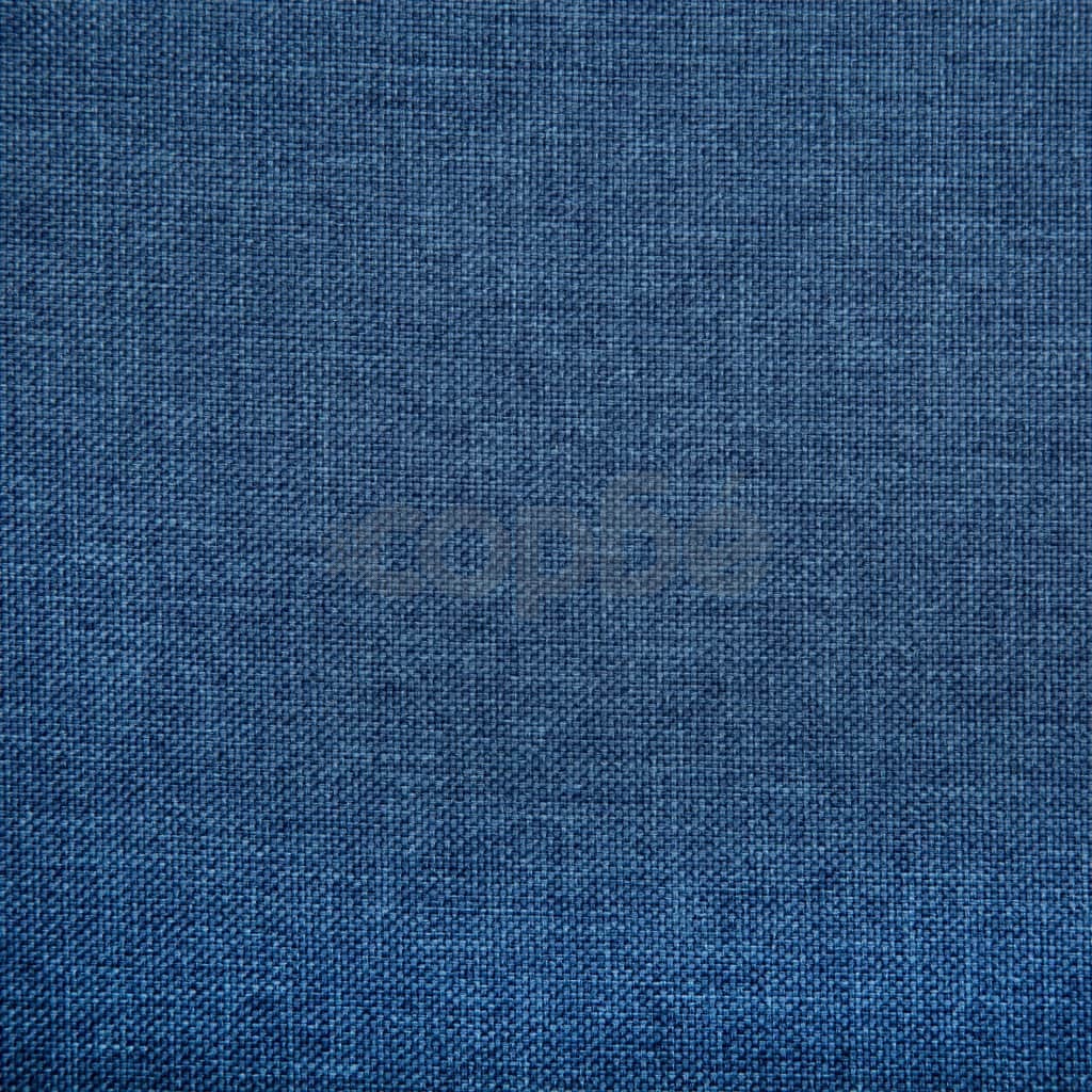 2-местен диван тапицерия от текстил 115x60x67 см син