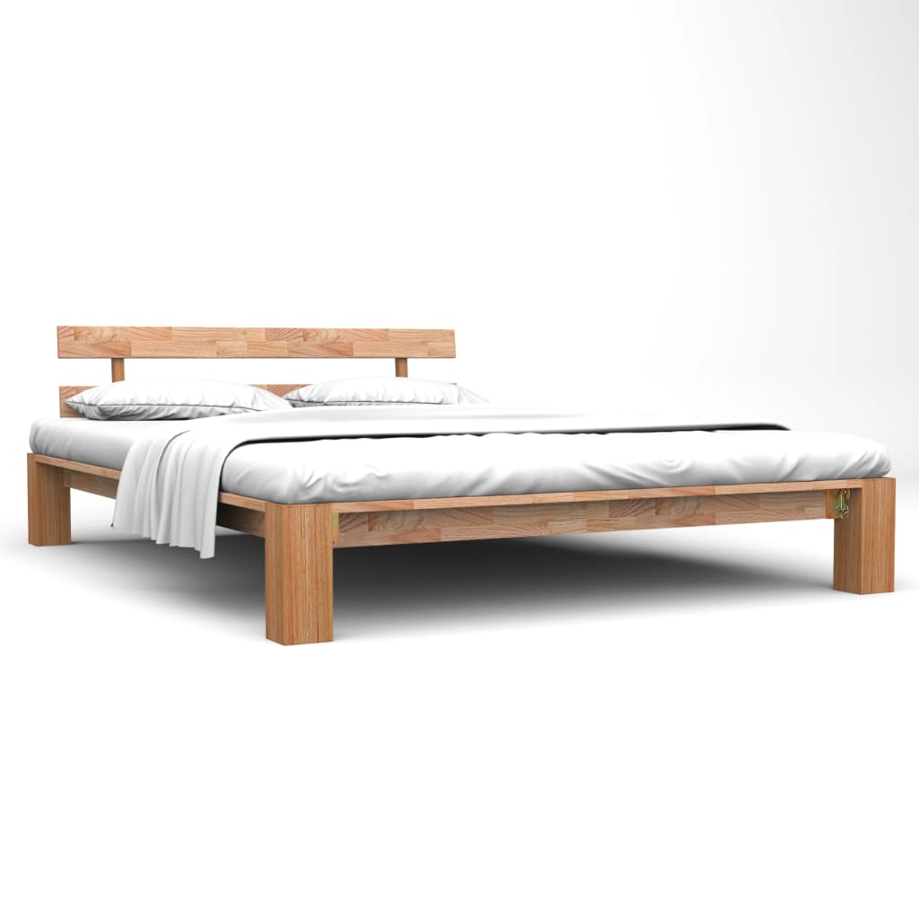 Рамка за легло, дъбов масив, 180x200 cм