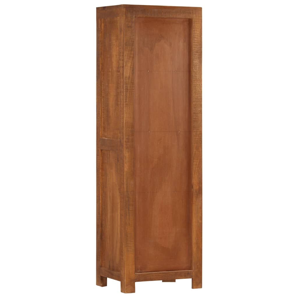 Висок шкаф с 3 чекмеджета, 40x30x130 см, мангово дърво масив