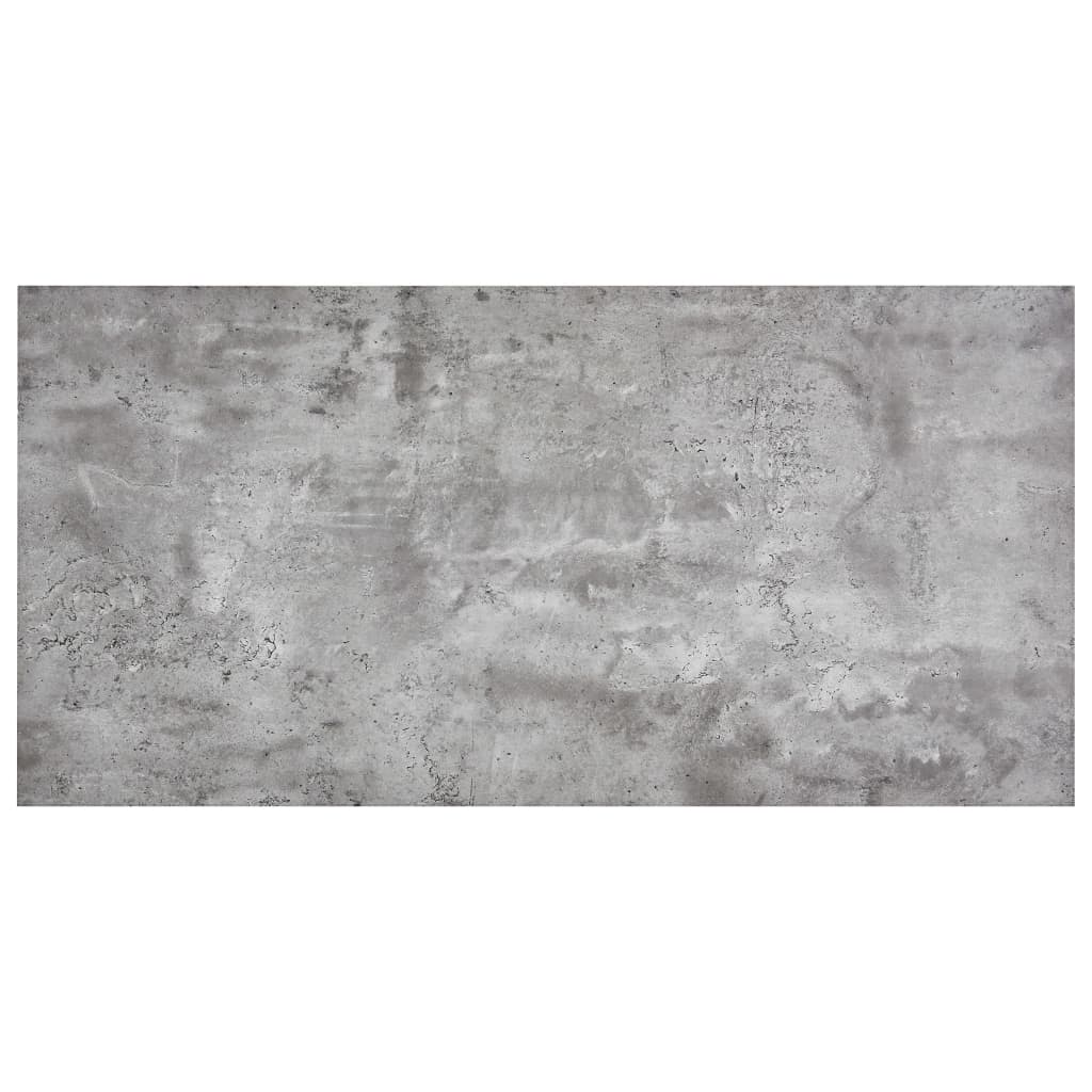 Трапезна маса, бетонно сиво и сребристо, 120x60x74 cм, МДФ