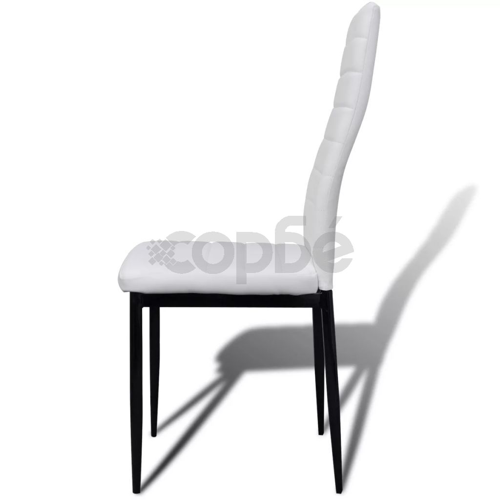 Комплект 6 бр трапезни стола и 1 стъклена маса Slim Line