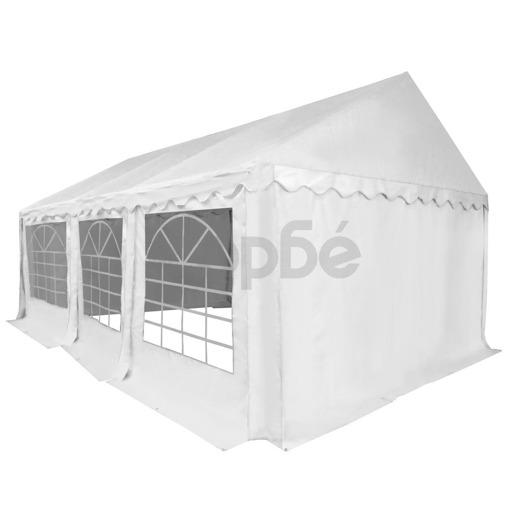 Градинска шатра, PVC, 3x6 м, бяла