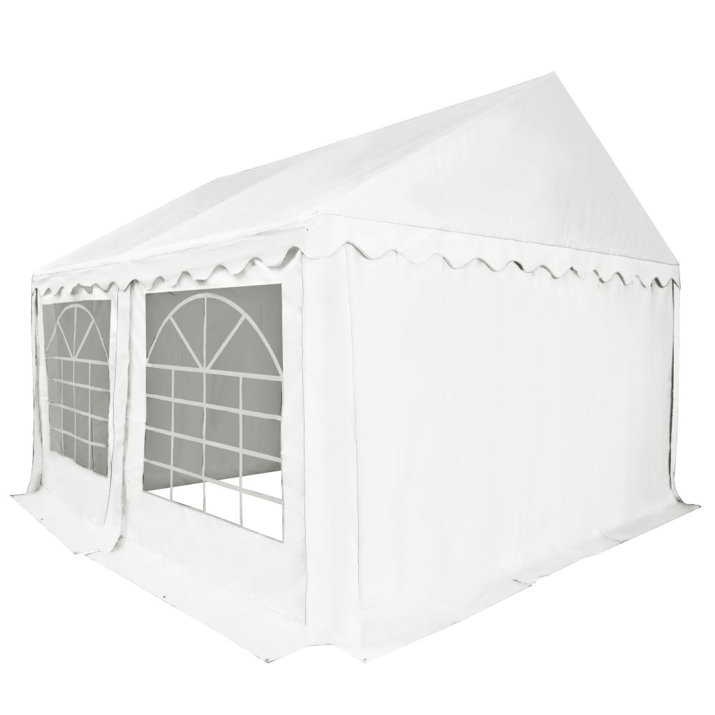 Градинска шатра, PVC, 4x4 м, бяла