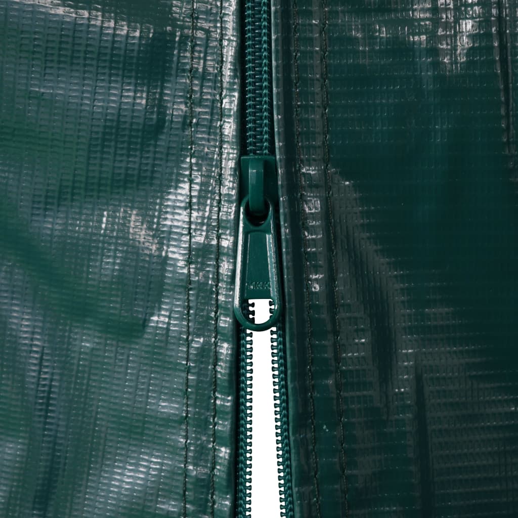 Гаражна тента, PVC, 2,4х2,4 м, зелена