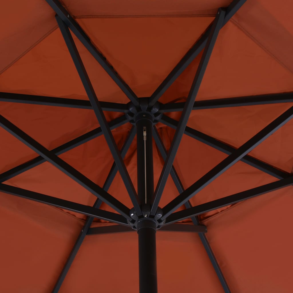 Градински чадър с преносима основа, теракота