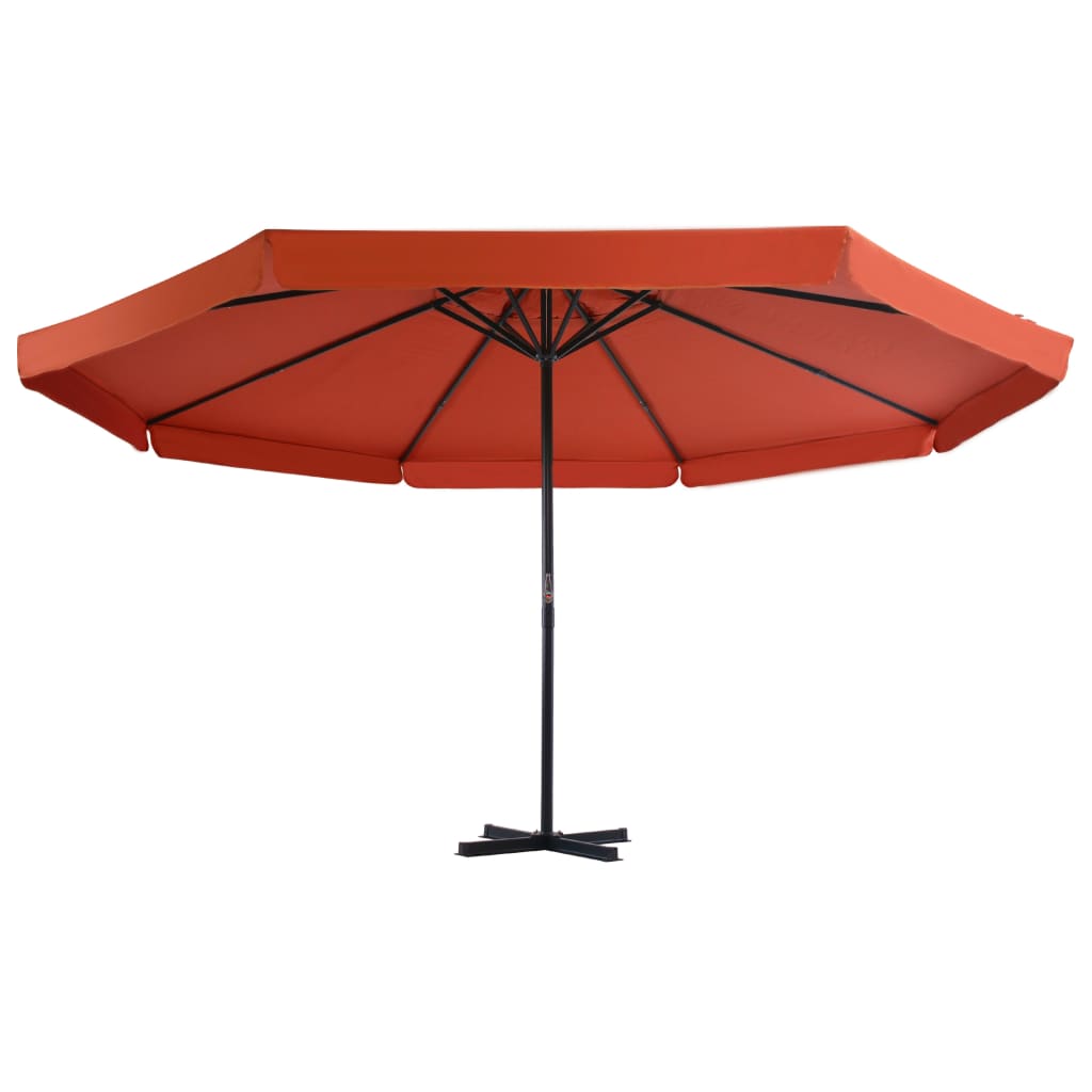 Градински чадър с преносима основа, теракота