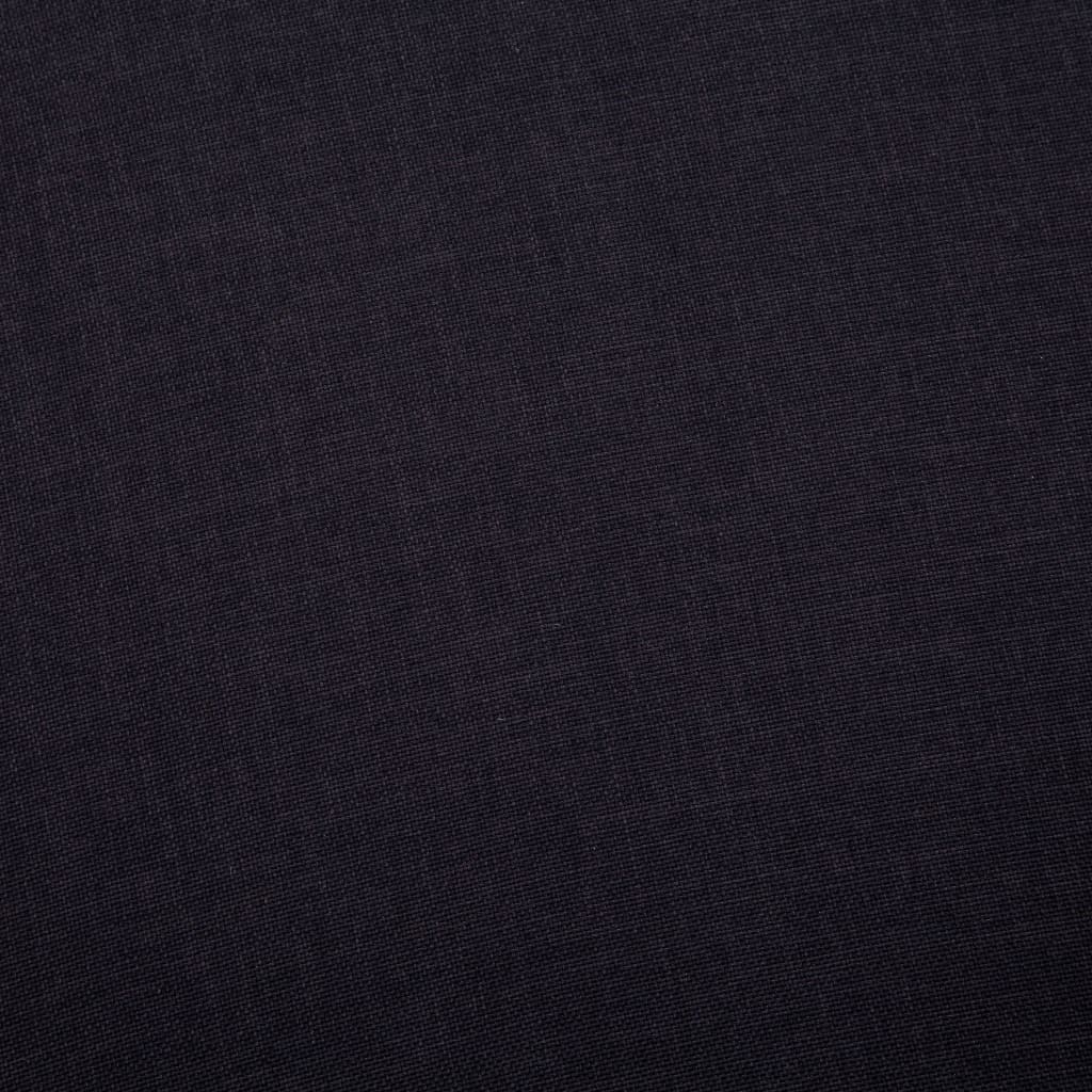 Комплект дивани, 2 части, текстил, черен