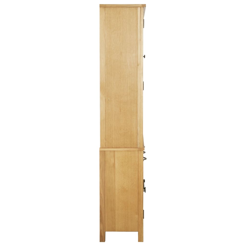 Комплект скрин и бюфет, 112x33,5x175 см, дъбов масив