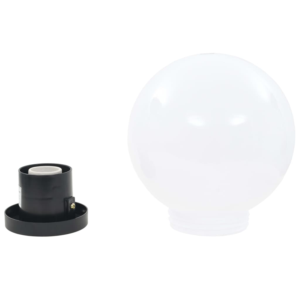 Градински сфери за LED лампи, 4 бр, 20 см, PMMA