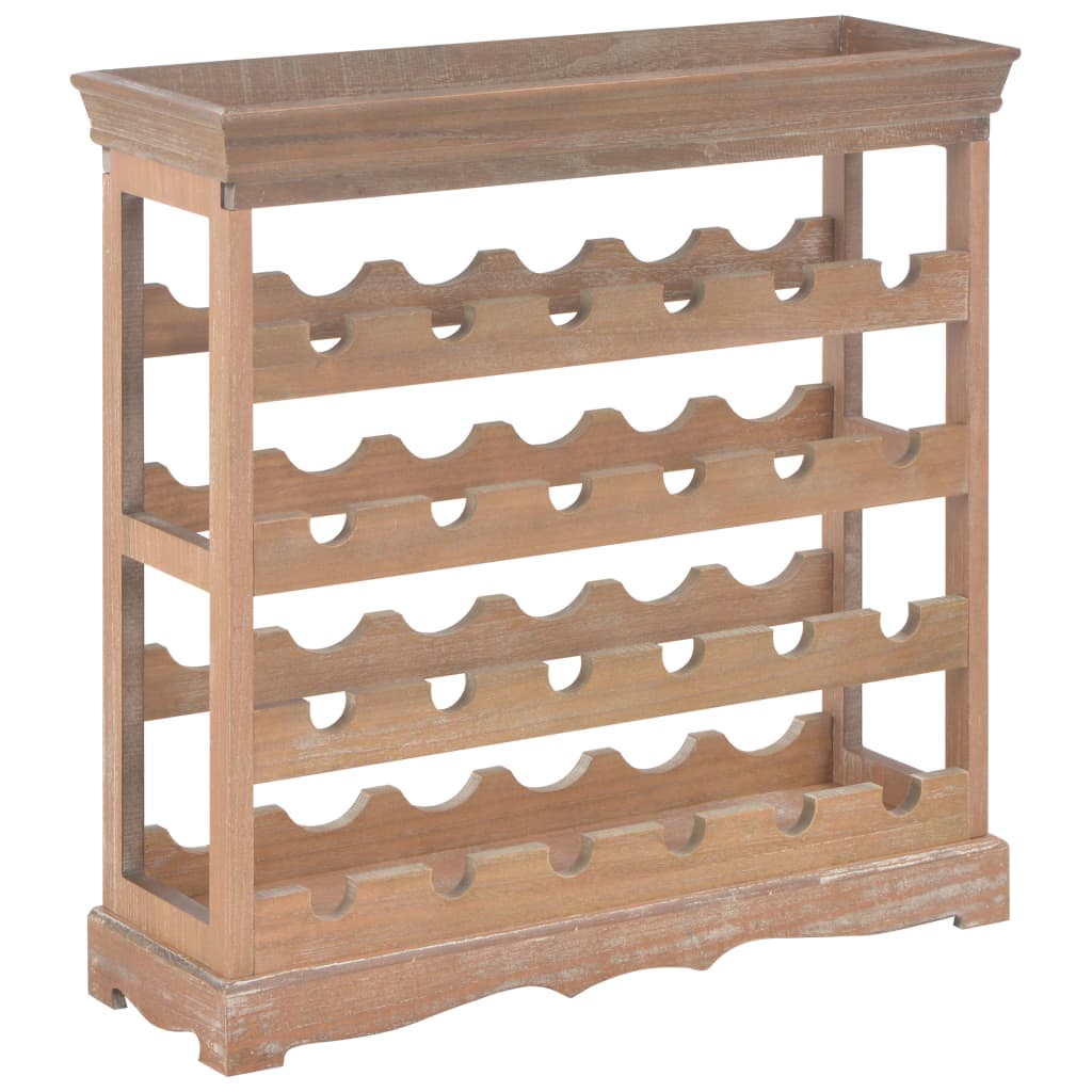 Шкаф за вино, кафяв, 70x22,5x70,5 см, МДФ