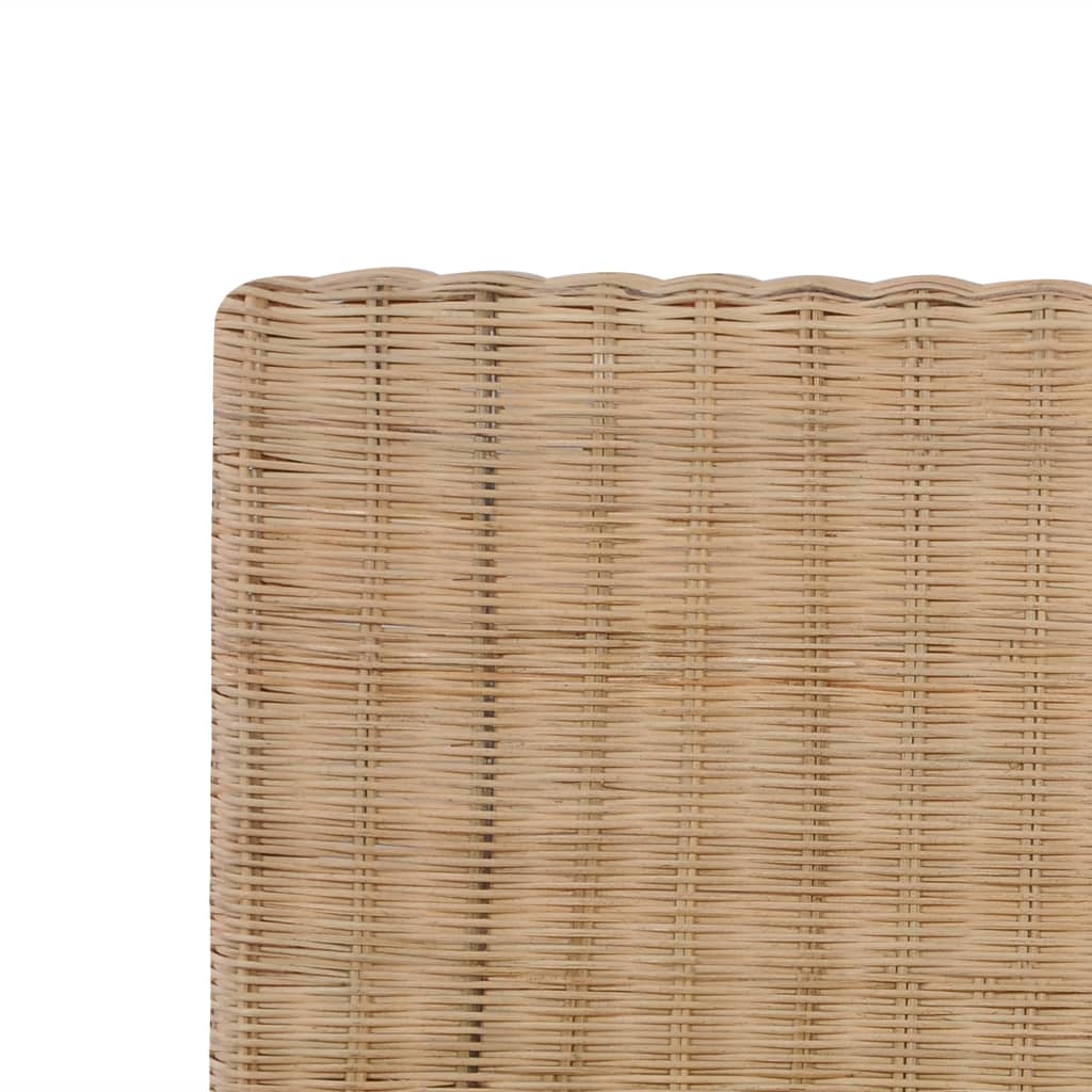 Рамка за легло, ръчно тъкан естествен ратан, 180x200 см