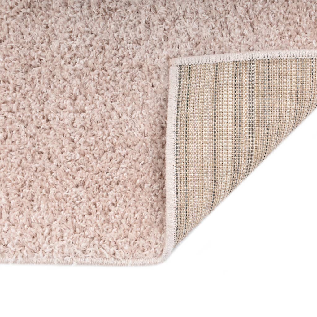 Рошав килим тип шаги, 160x230 см, бледорозов