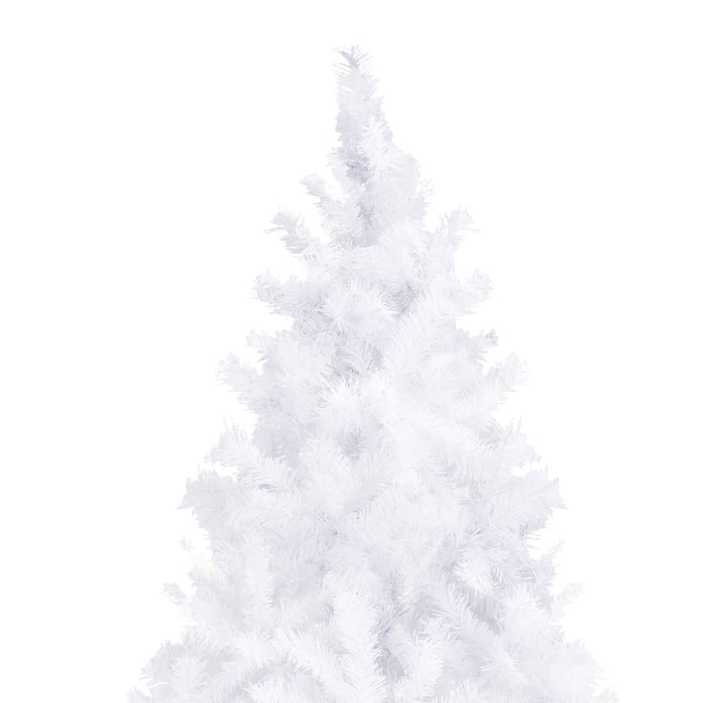 Изкуствено коледно дърво, 300 см, бяло 