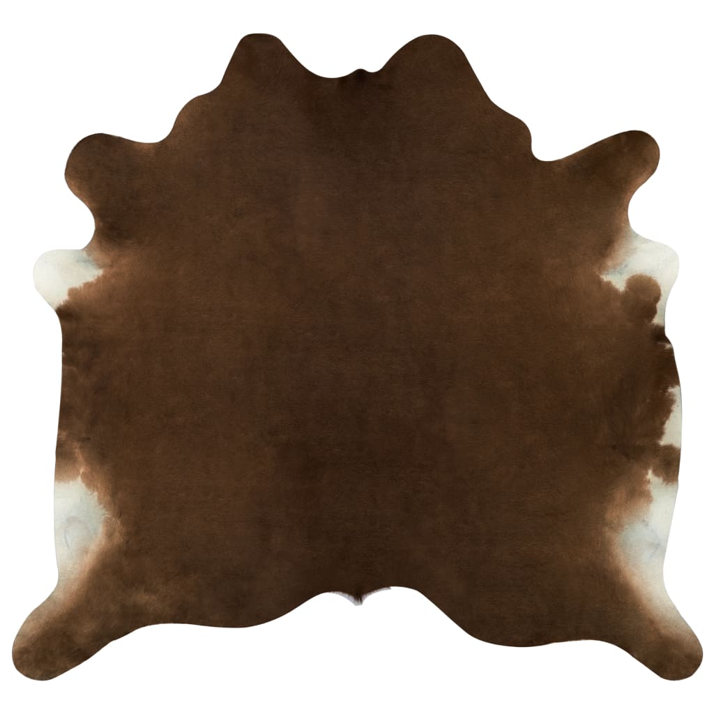 Килим от волска кожа, 150x170 см, кафяв
