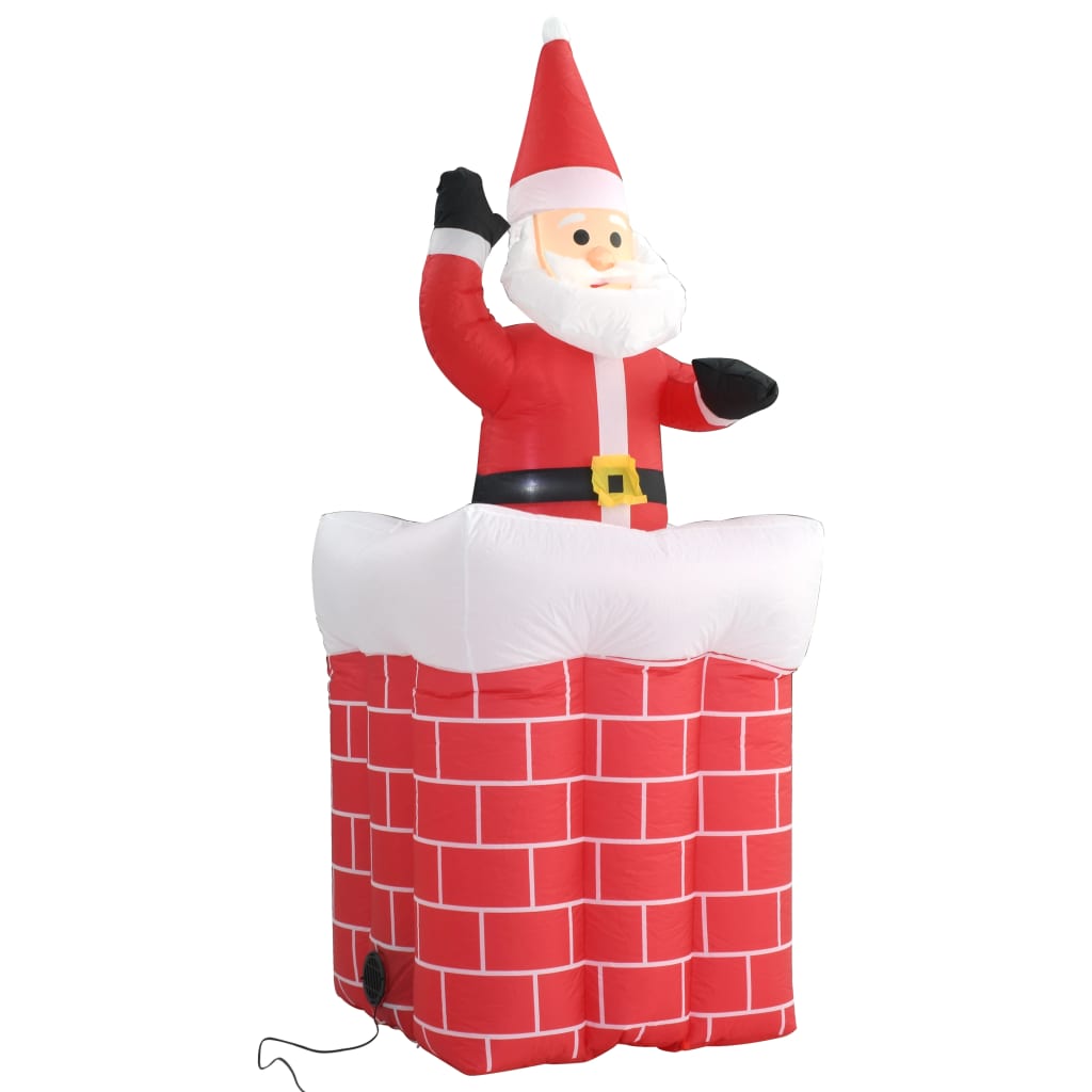 Дядо Коледа в комин, автоматично задвижване, LED, IP44, 180 см