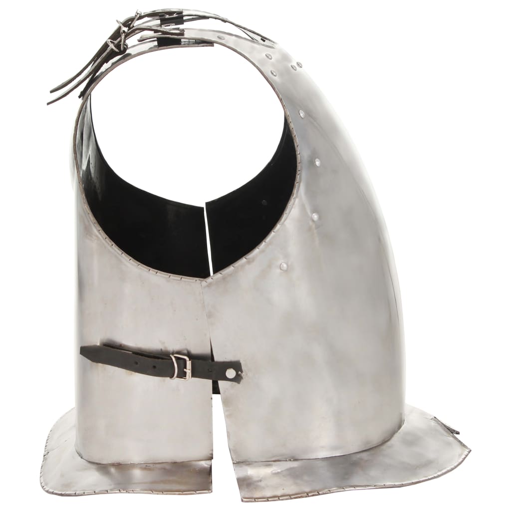 Средновековна рицарска бронежилетка реплика ЛАРП сребро стомана