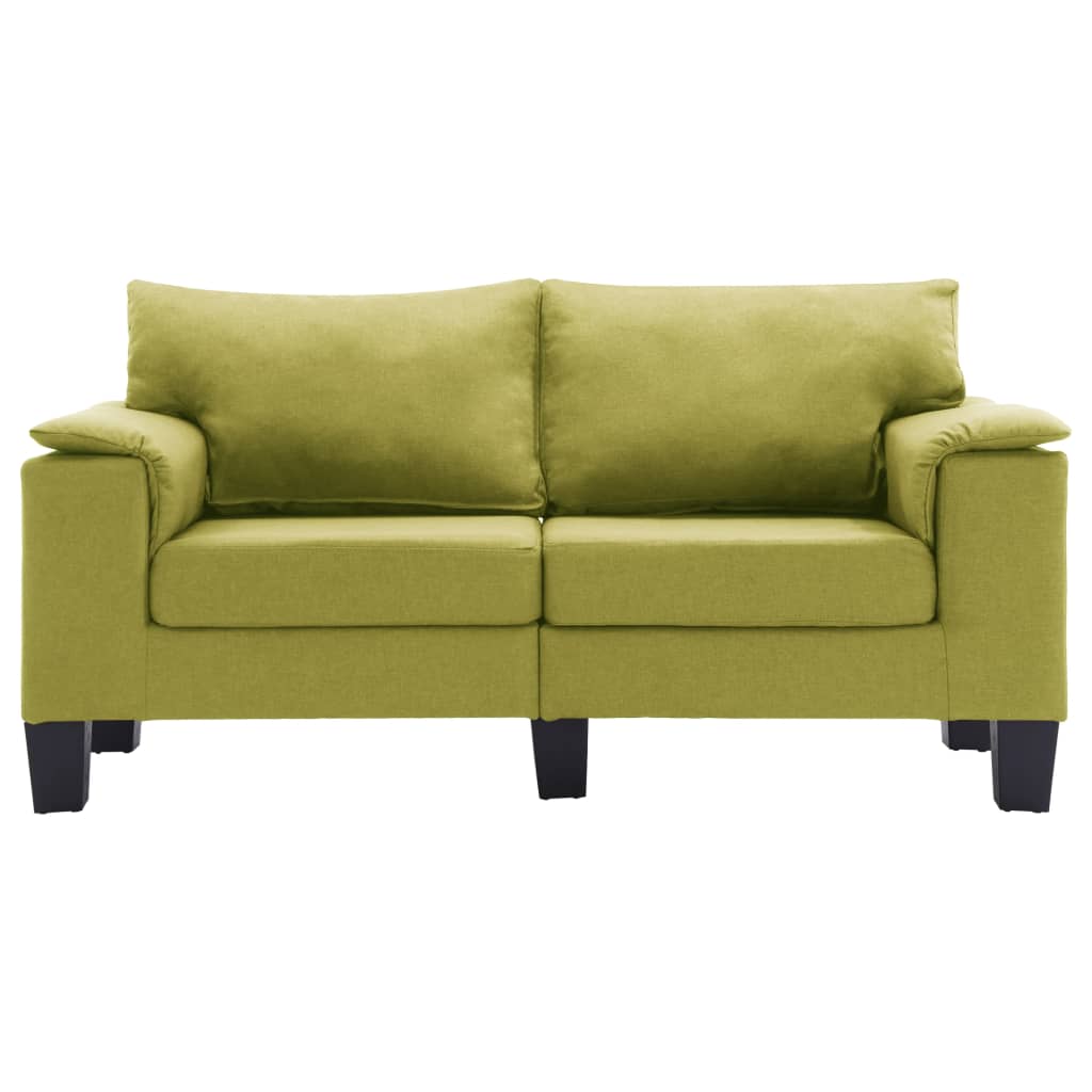 2-местен диван, зелен, текстил