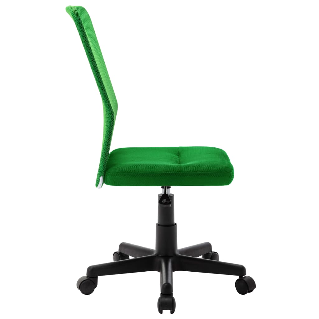 Офис стол, зелен, 44x52x100 см, мрежест плат