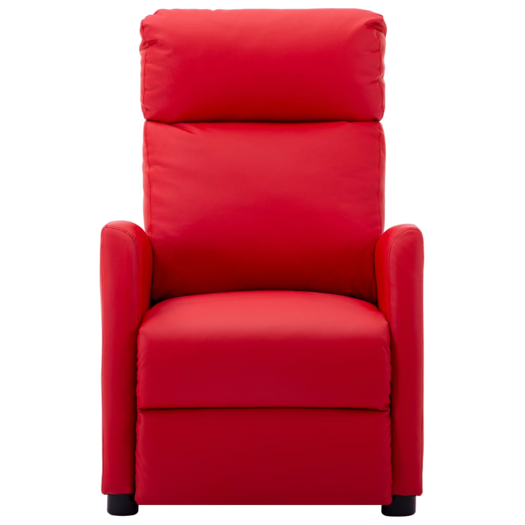 Масажен наклоняем стол, червен, изкуствена кожа