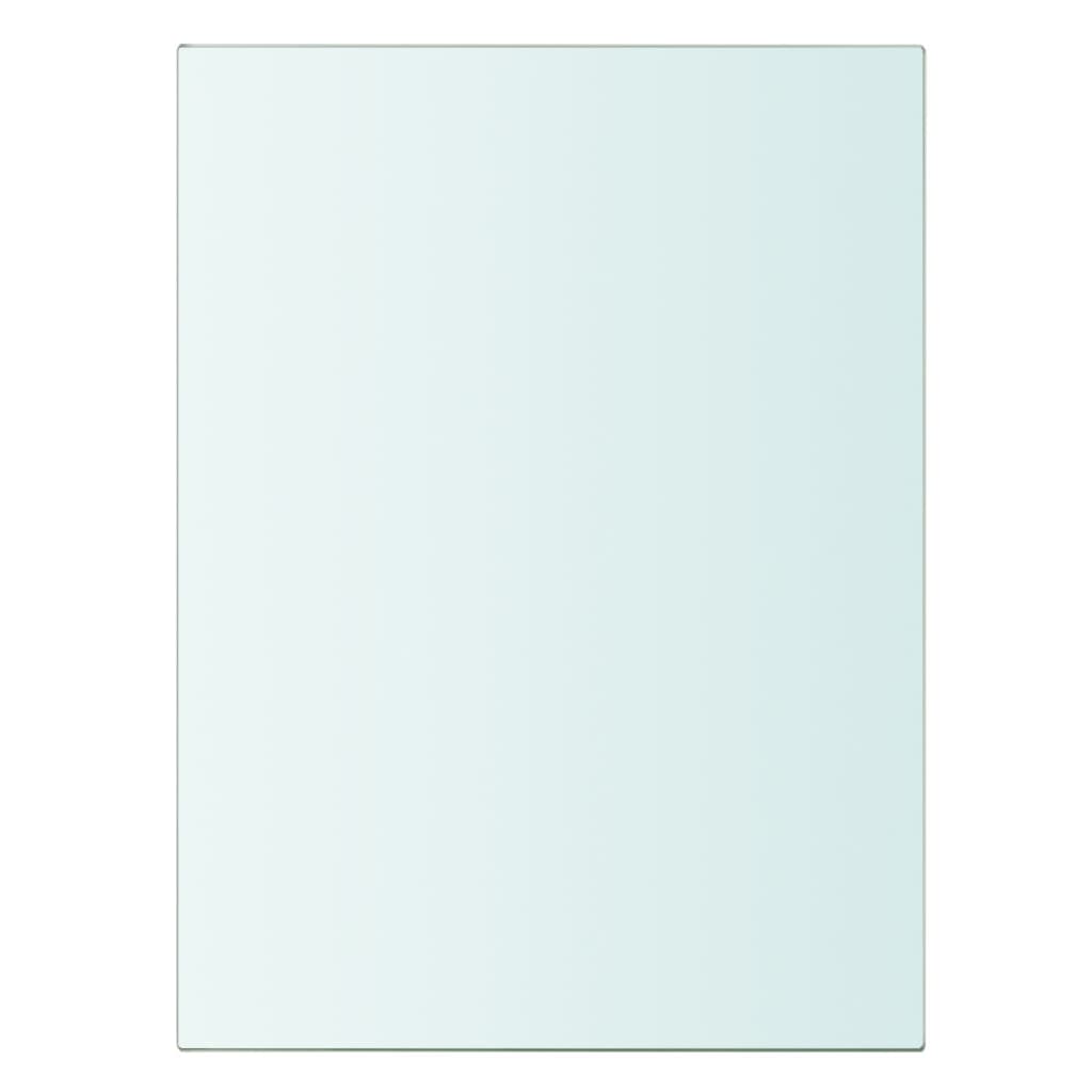 Рафтове, 2 бр, панели прозрачно стъкло, 20x15 см