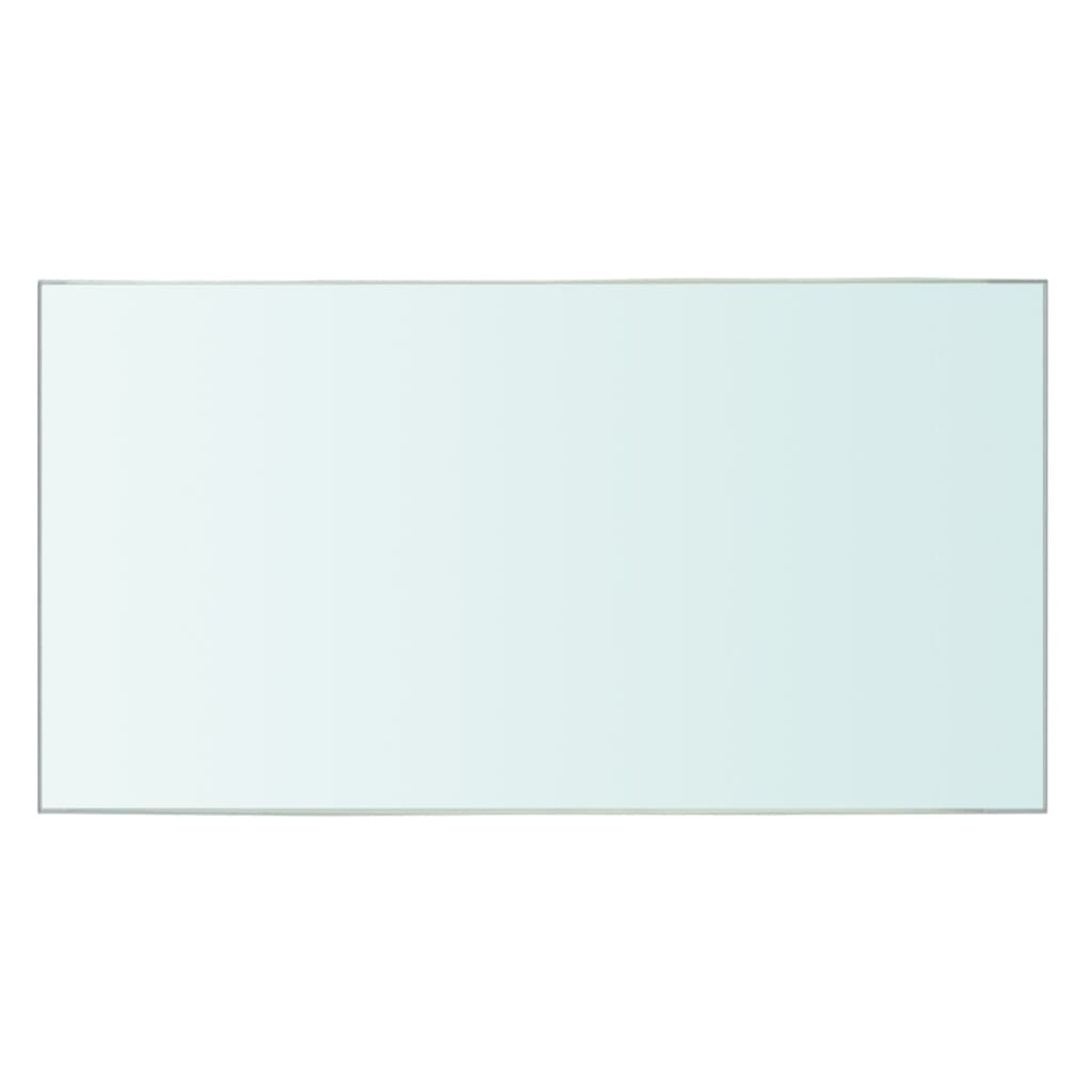 Рафтове, 2 бр, панели прозрачно стъкло, 20x30 см