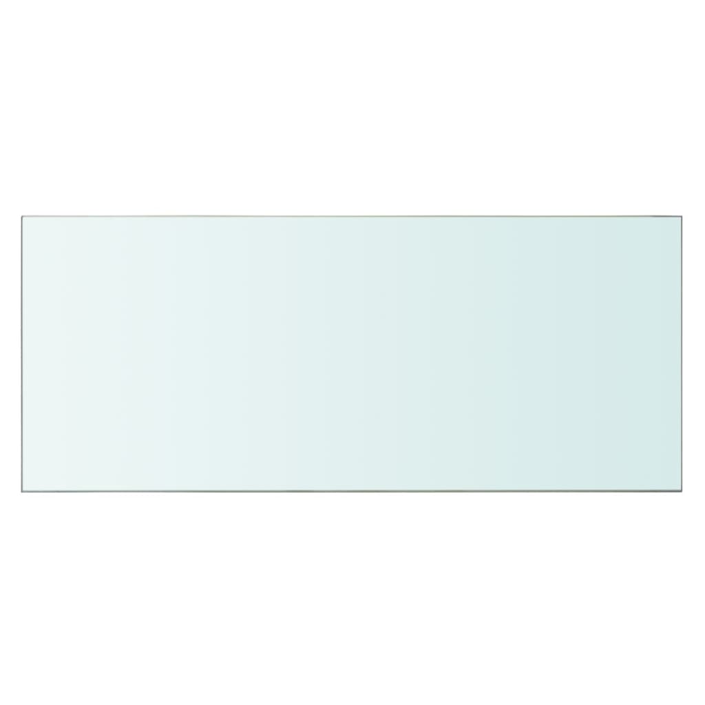Рафтове, 2 бр, панели прозрачно стъкло, 70x30 см