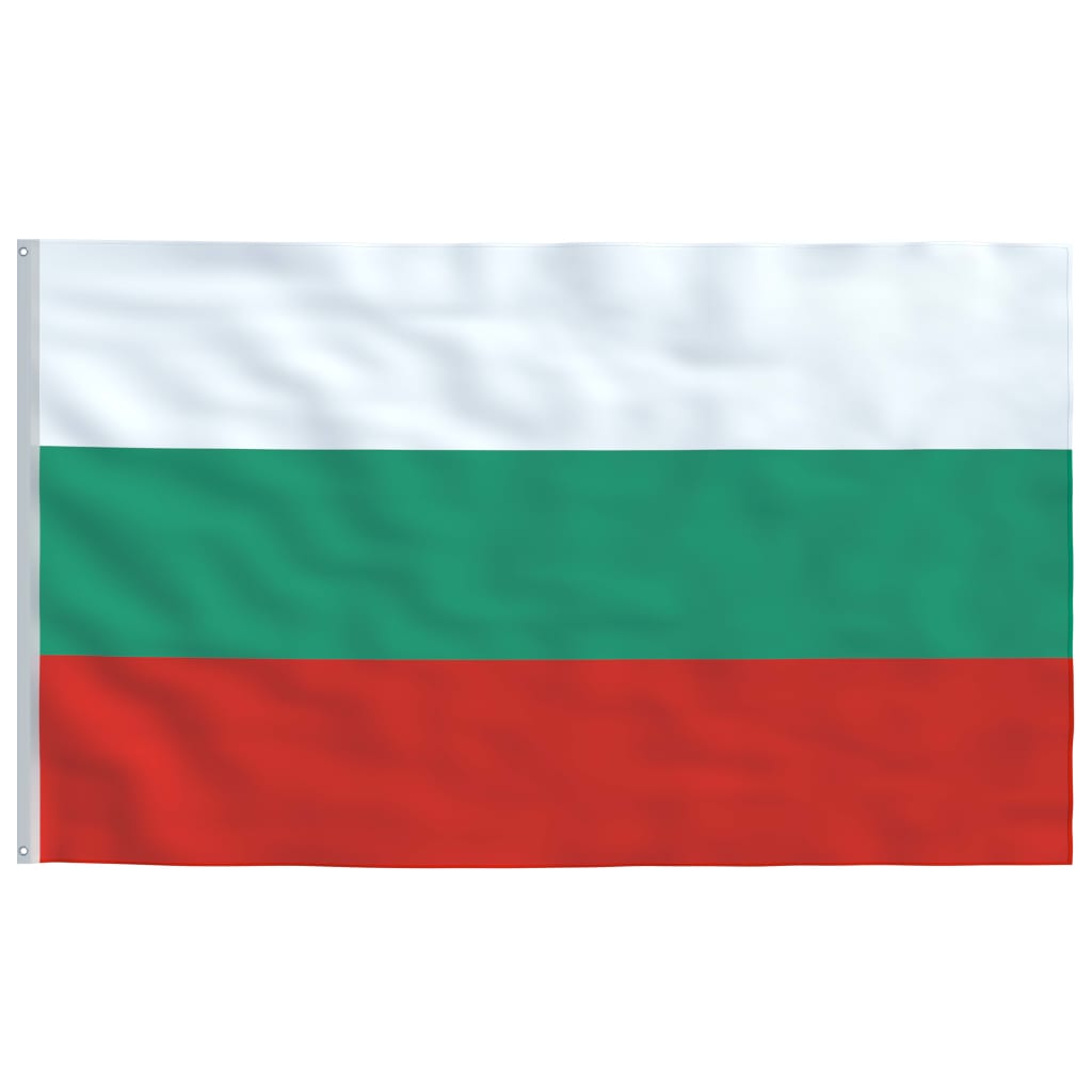 Флаг на България и алуминиев флагщок, 6 м