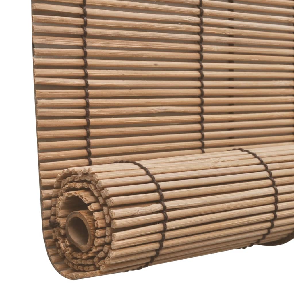 Бамбукови ролетни щори, 2 бр, 80x160 см, кафяви
