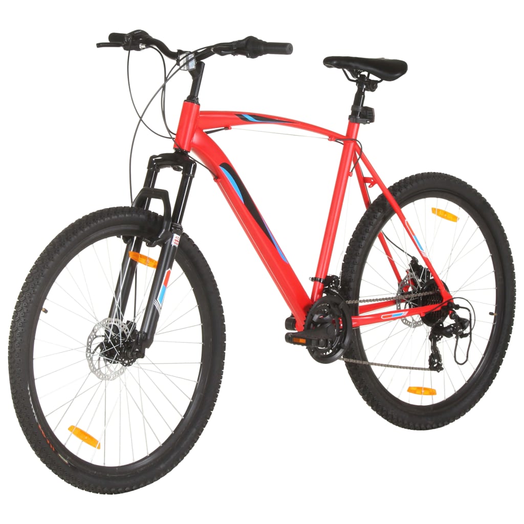 Планински велосипед 21 скорости 29 цола 53 см рамка червен