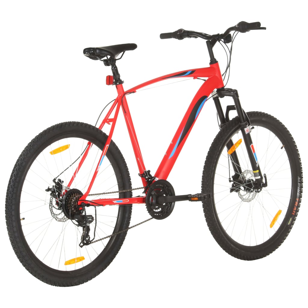 Планински велосипед 21 скорости 29 цола 58 см рамка червен