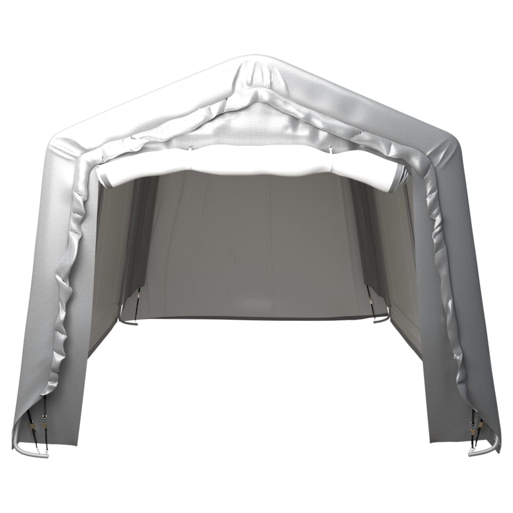 Палатка за съхранение, 300x600 см, стомана, сива  
