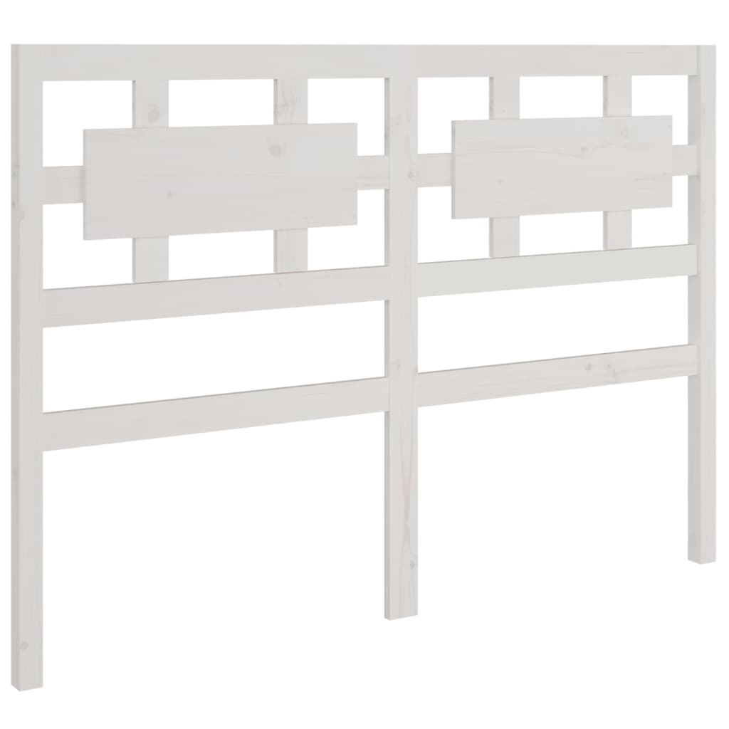 Рамка за легло, бяла, дърво масив, 120x190 см, 4FT Small Double